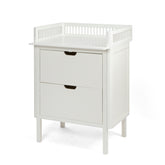 Sebra Changing Unit with drawers, Classic white
