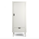 Sebra Wardrobe Single door, Classic White