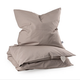 Percale Junior Bed linen, Jetty beige