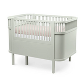 Sebra Bed Baby & Junior, Mist green