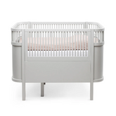 Sebra Bed Baby & Junior, Stone grey