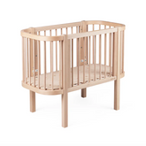 Sebra bedside Crib, wooden edition