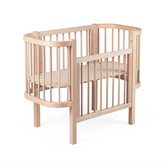 Sebra bedside Crib, wooden edition