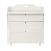 Luca Changing Table Dresser, White