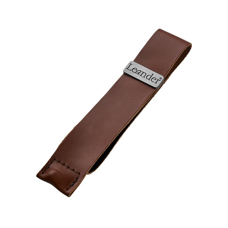 Cinturino in pelle Leander per barra di sicurezza Classic, Marrone