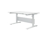 Evo desk tilting desktop, White
