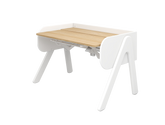 Woody desk, White/oak