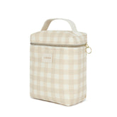 Concerto insulated baby bottle and lunch bag, ivory checks