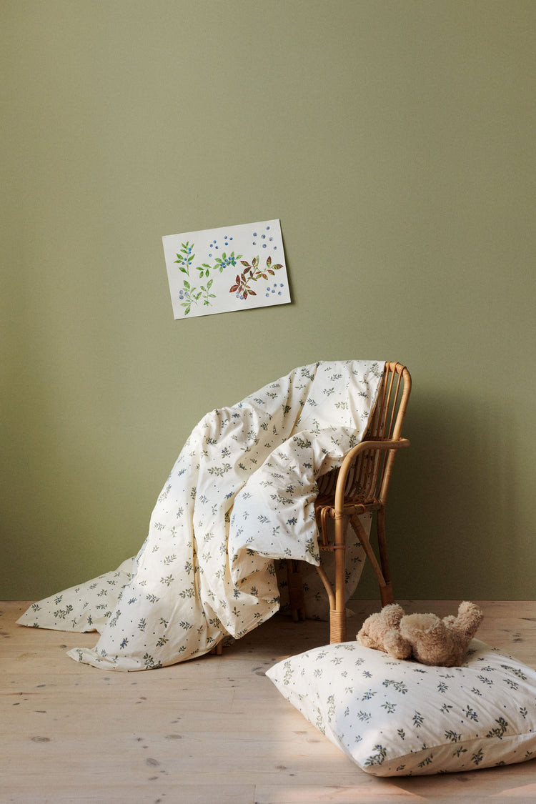 Asta bedding adult, 140x200 cm, blueberries