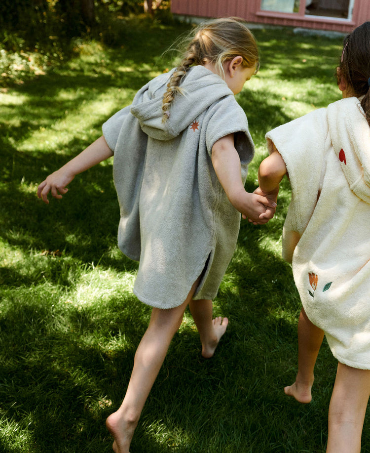 Puk Bath poncho 2-6 years, Moon cat