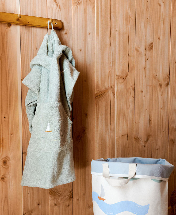 Puk Bath poncho 2-6 years, Sailboats