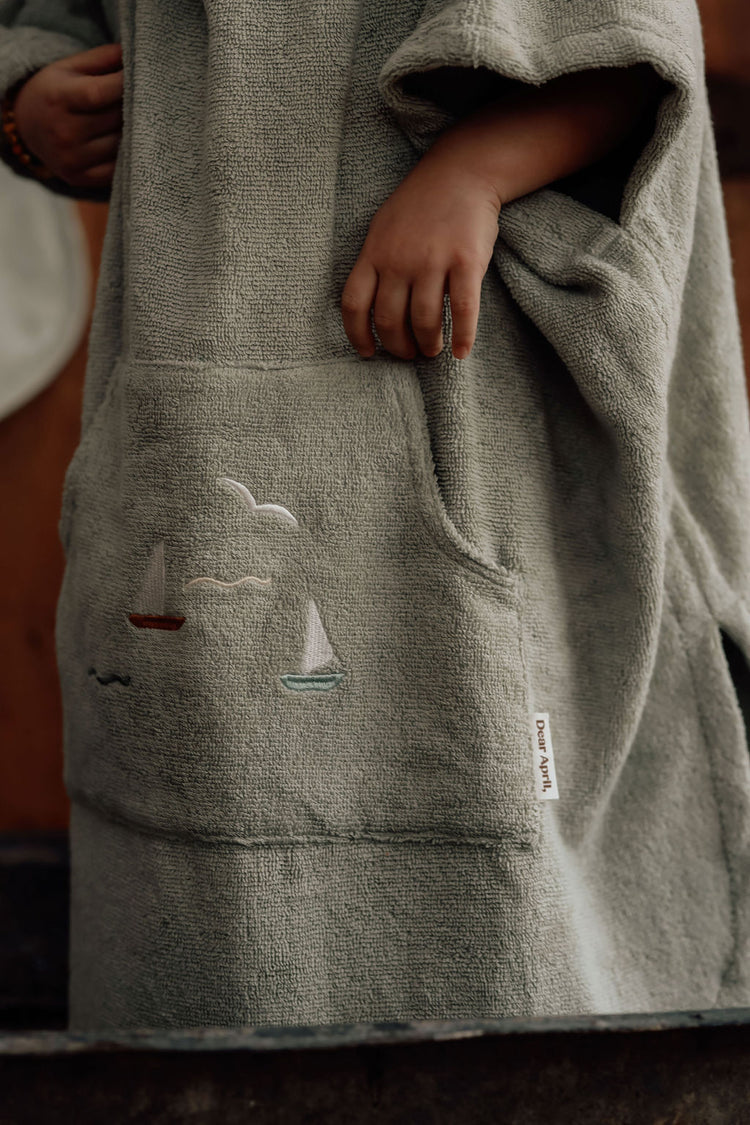 Puk Bath poncho 2-6 years, Moon cat