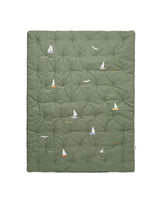 Embroidered Play mattress, sailboats
