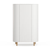 Kai wardrobe, White/oak