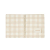 Mozart changing pad, ivory checks