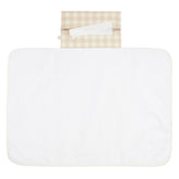 Mozart changing pad, ivory checks
