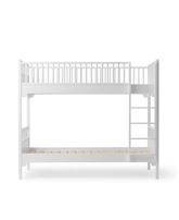 Seaside Classic bunk bed with vertical ladder, White