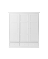 Seaside Wardrobe 3 doors, White