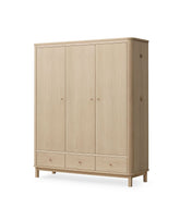 Wood Wardrobe 3 doors, Oak