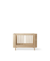 Wood Mini+ Cot, 0-3 years, Oak