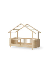 Letto Mini+ House bed, Rovere