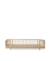 Letto Wood Original Floor bed 90x200 cm, Bianco/rovere