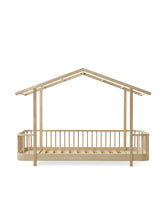 Letto Wood Original House 90x200 cm, Rovere