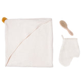 So cute baby bath set, natural