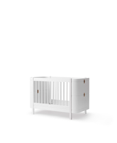 Wood Mini+ Cot, 0-3 years, White