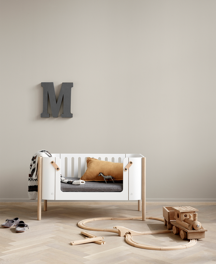 Culla Co-sleeper, Bianco/rovere