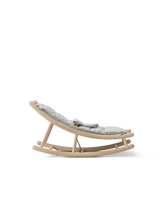 Wood Baby & Toddler Rocker, Oak/Grey