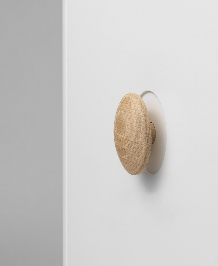 Armadio 2 ante Wood, Bianco/rovere