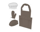 Play Costume set, Brown