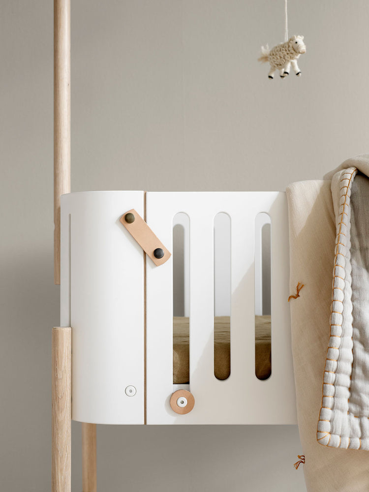 Culla Co-sleeper, Bianco/rovere