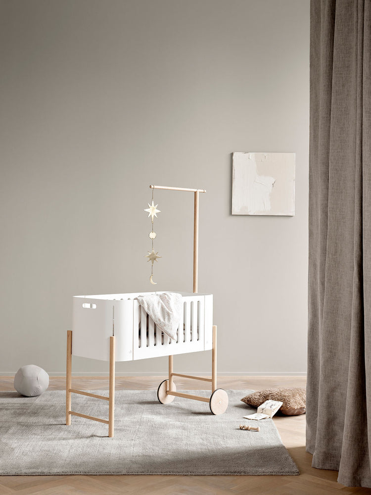 Culla Co-sleeper, Bianco/rovere