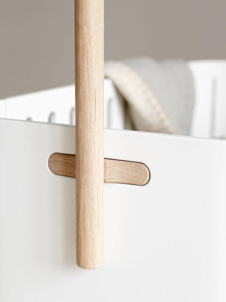 Culla Co-sleeper, Bianco/rovere