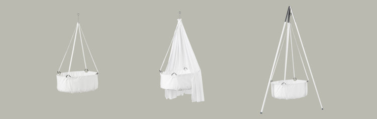 Classic cradle, White