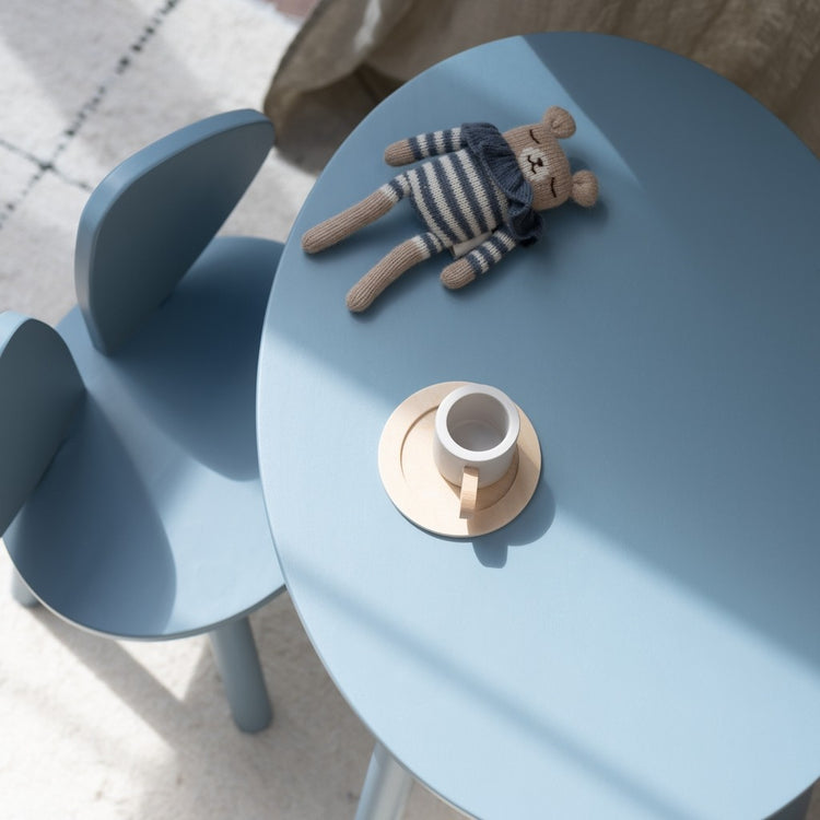 Nofred Mouse chair & table set, Blue