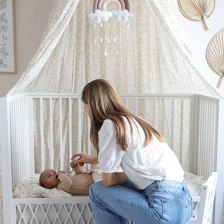 Harlequin Baby Bed, 60x120cm, Light sand