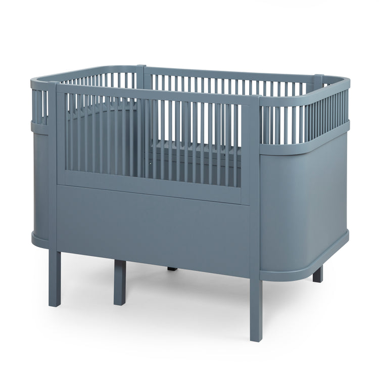 Sebra Bed Baby & Junior, Forest lake blue