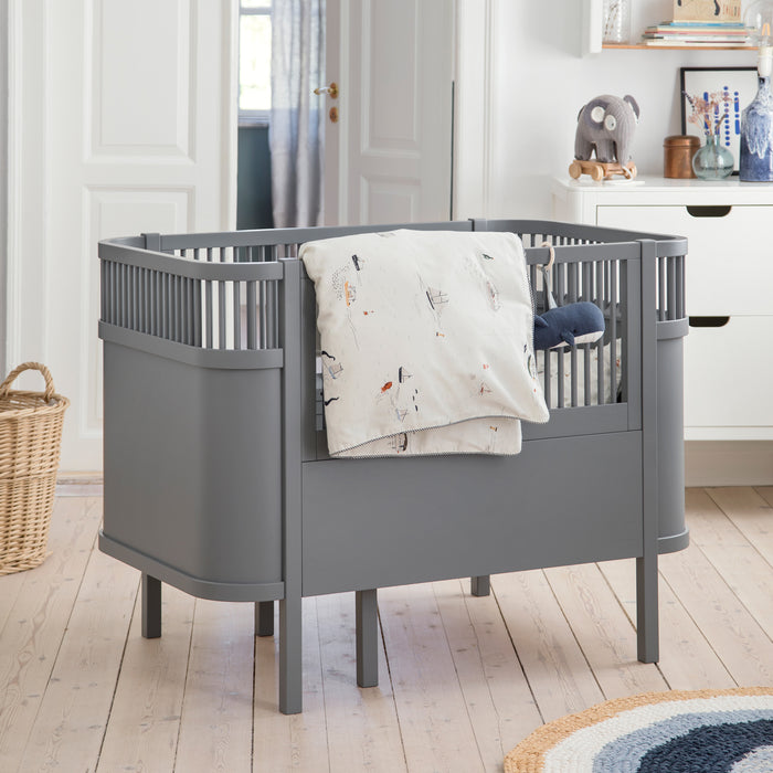 Sebra Bed Baby & Junior, Classic grey