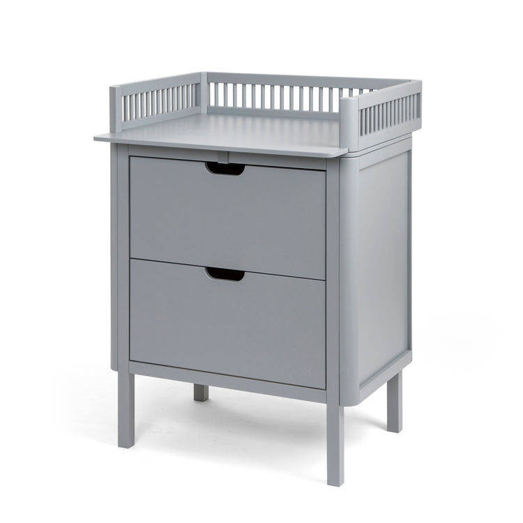 Sebra Changing Unit with drawers, Classic grey