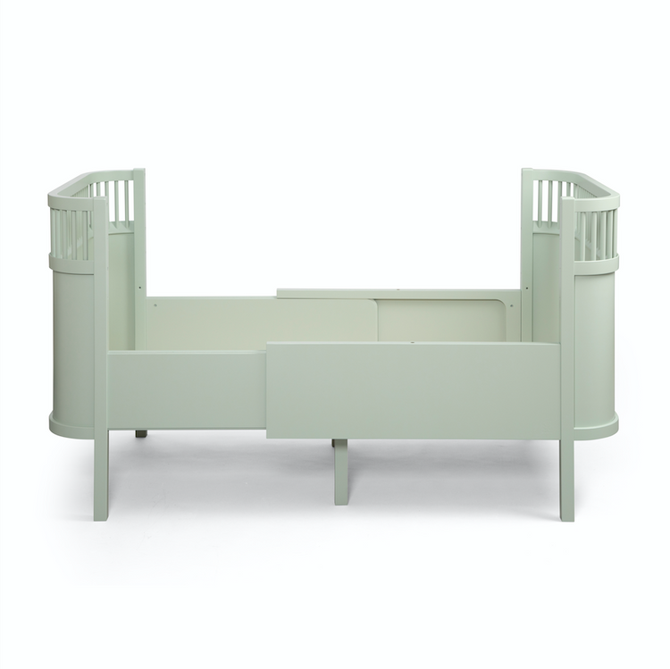 Sebra Bed Baby & Junior, Mist green