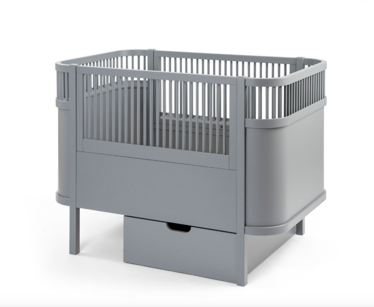 Sebra Bed drawer Baby & Junior, Classic grey