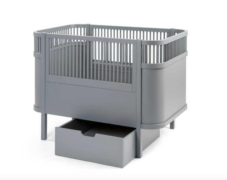 Sebra Bed drawer Baby & Junior, Classic grey