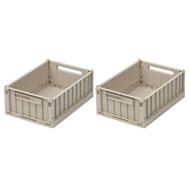 Weston small storage box 2 pack, sandy