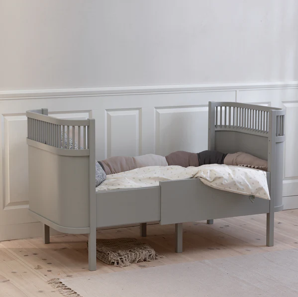 Lettino evolutivo Sebra Baby & Junior, Grigio pietra