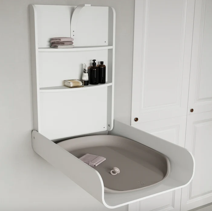Wall-mounted Changing Table, White