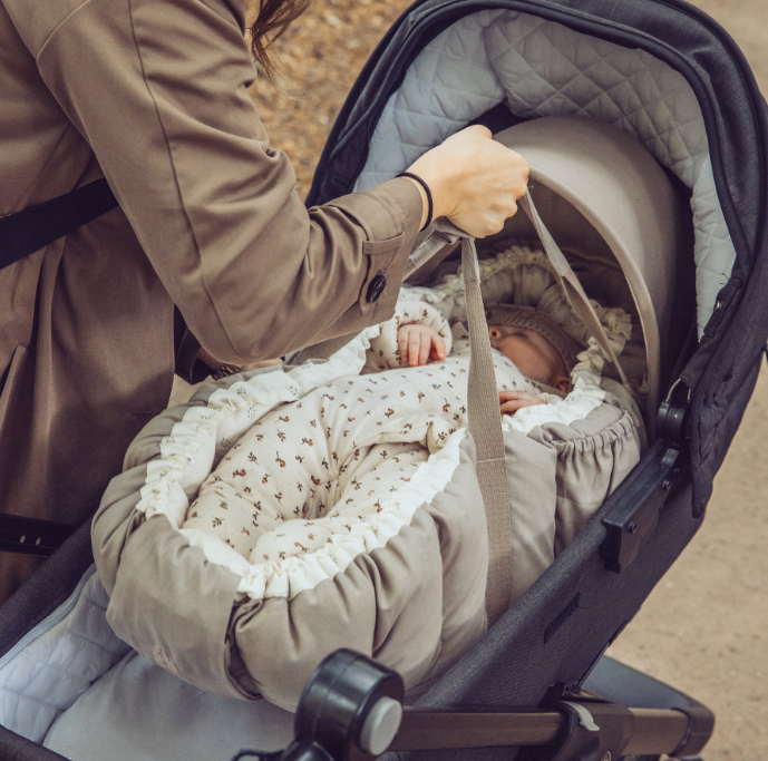 Sebra 3-in-1 Baby Nest, Sophora Leaves