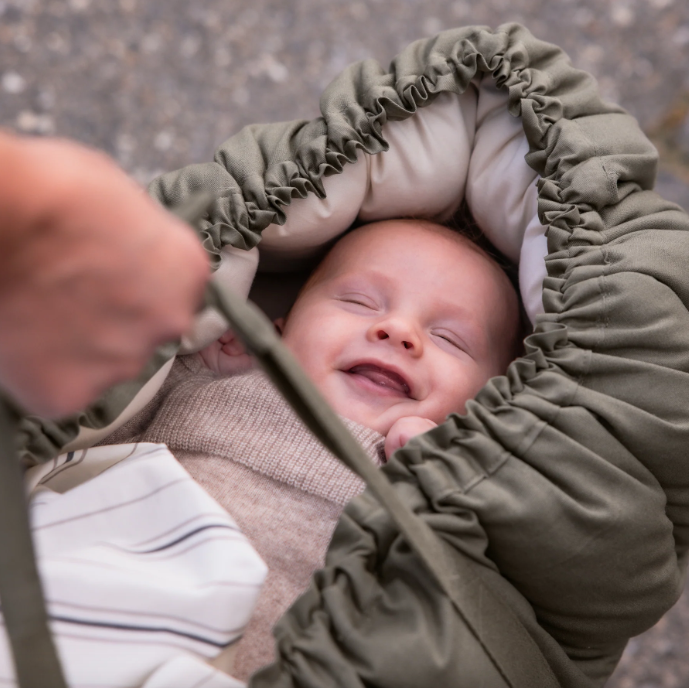 Sebra 3-in-1 Baby Nest, Dark Olive